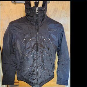 Diesel Black Windbreaker Jacket